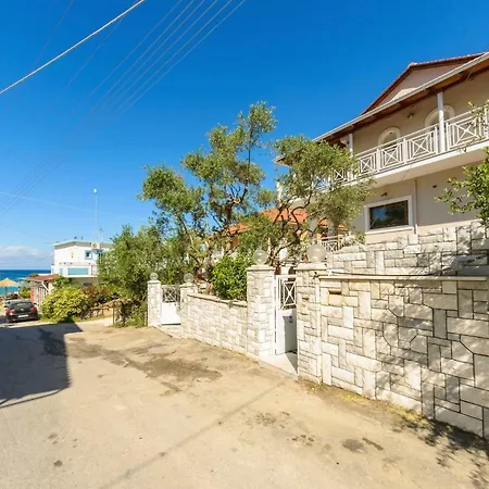 别墅 Eleni - Maisonette With Ocean Panorama Terrace 阿利卡纳斯
