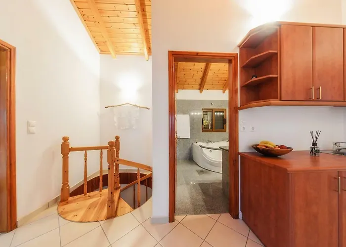 Eleni - Maisonette With Ocean Panorama Terrace Вилла Аликанас