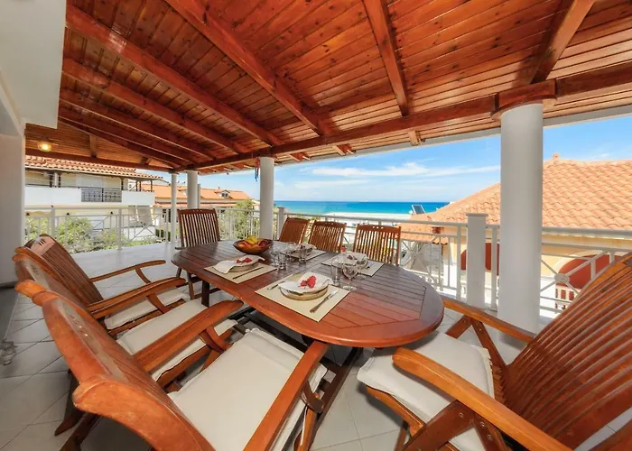 Вилла Eleni - Maisonette With Ocean Panorama Terrace Аликанас