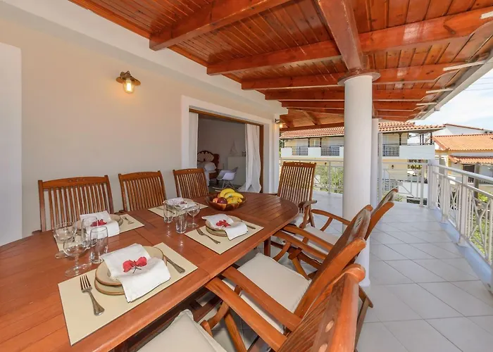 Вилла Eleni - Maisonette With Ocean Panorama Terrace Аликанас